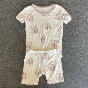 Kyte Baby Sunset Rainbow Pajama Set Short Sleeve